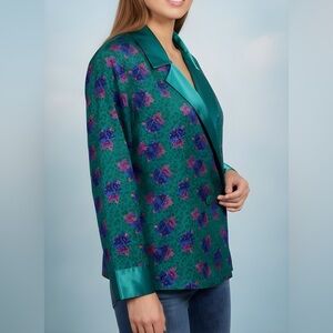 ‎Vintage Gold Label Victoria's Secret Smoking Jacket/Pajama Top - S